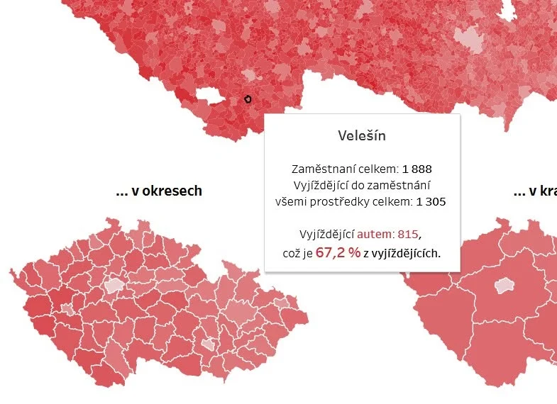 Jak se ve Velešíně dopravujeme do práce? – obrázek 1